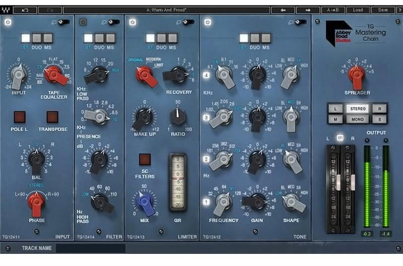 Waves Abbey Road TG Mastering Chain