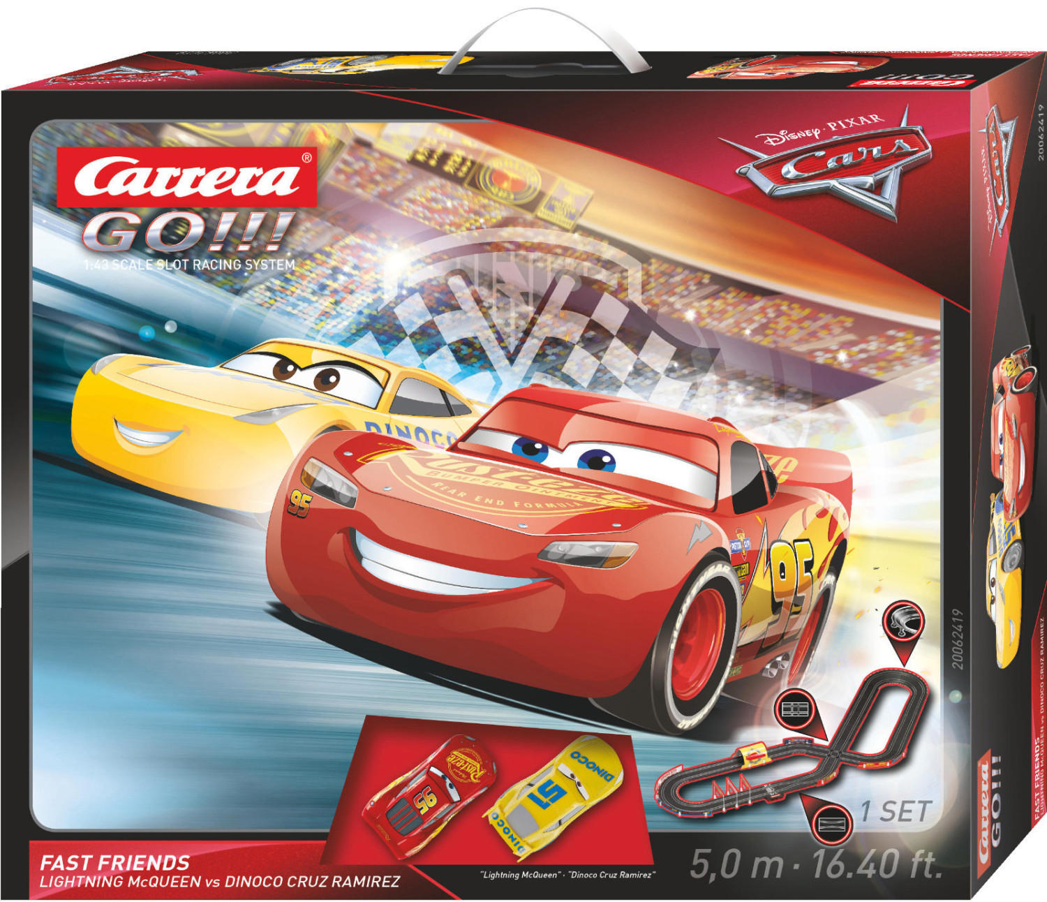 Carrera Go!!! Disney/Pixar Cars 3 Fast Friends (62419)