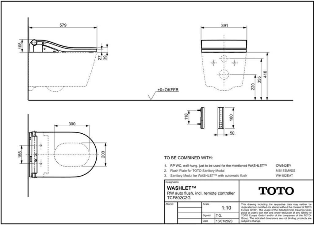 TOTO TCF802C2G