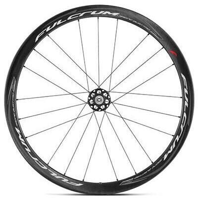 Fulcrum Racing Quattro Carbon 6b Disc Road Front Wheel black 15 x 100 mm