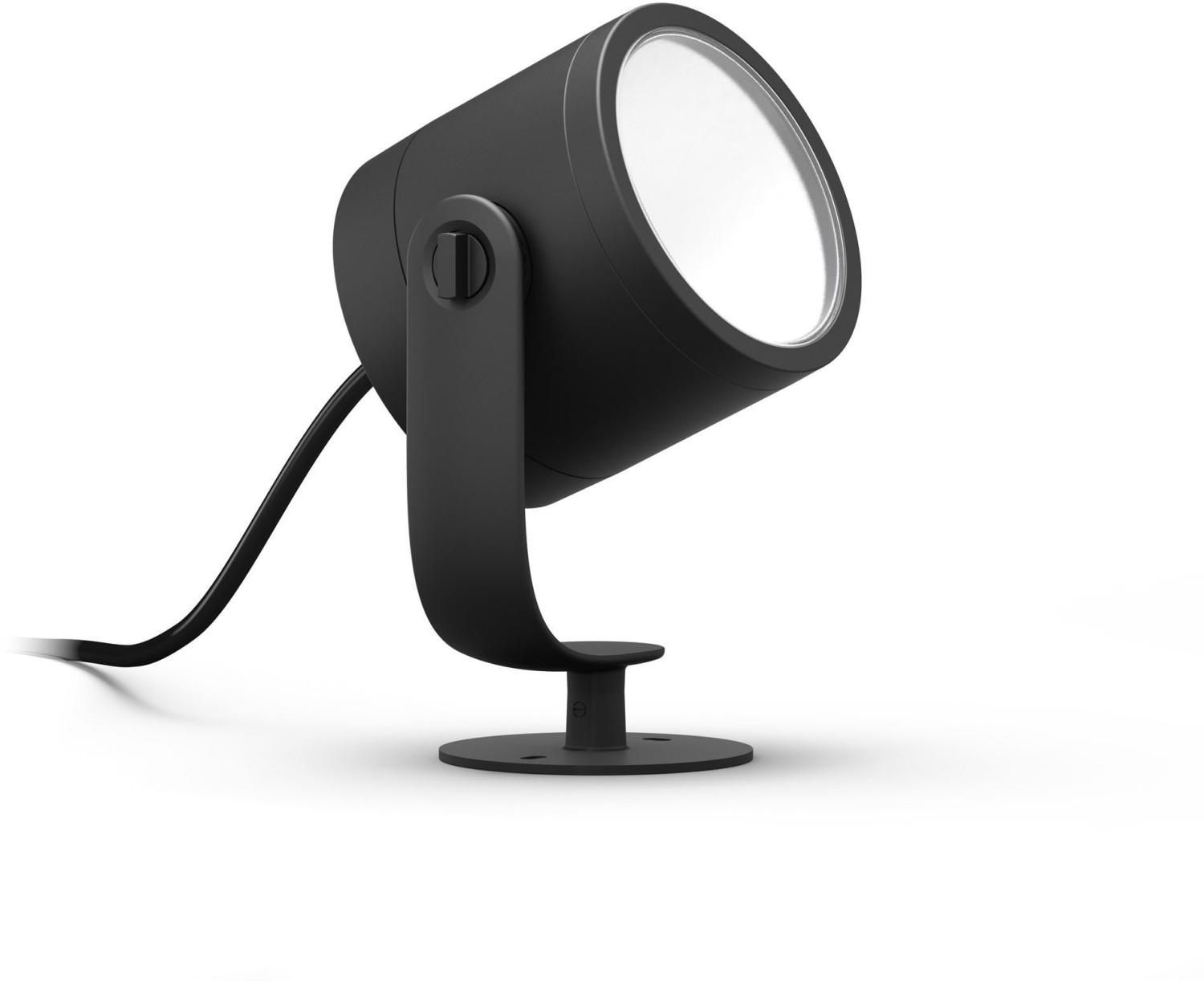 Philips Hue White and Color Ambiance Lily XL Outdoor LED Spot Light Black ( 17462/30/P7)