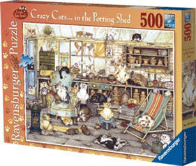 Ravensburger Crazy Cats In The Potting Shed