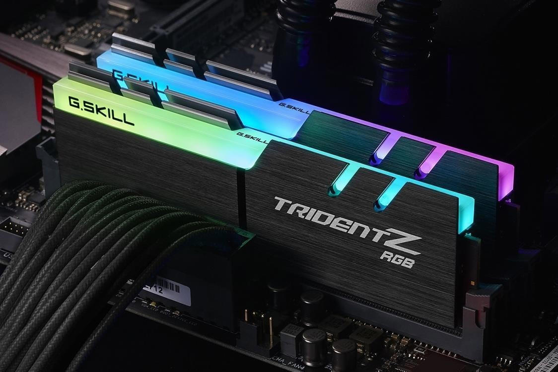 G.Skill Trident Z RGB 16GB Kit DDR4-3200 CL16 (F4-3200C16D-16GTZRX)