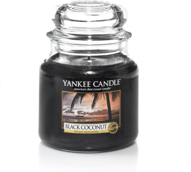 Yankee Candle Black Coconut Medium Jar Candle (411g)