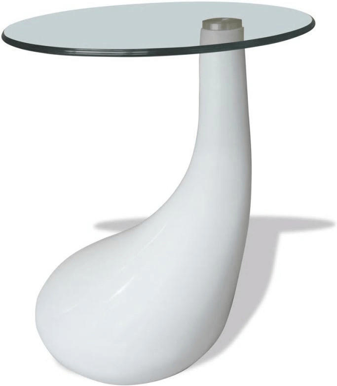 vidaXL Side table glass