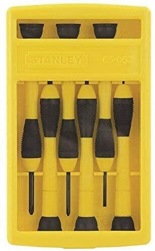 Stanley Hand Tools 66-052 6 Piece Precision Screwdriver Set