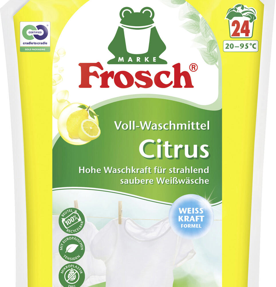 Frosch Citrus Heavy Duty Liquid Detergent 24 WL