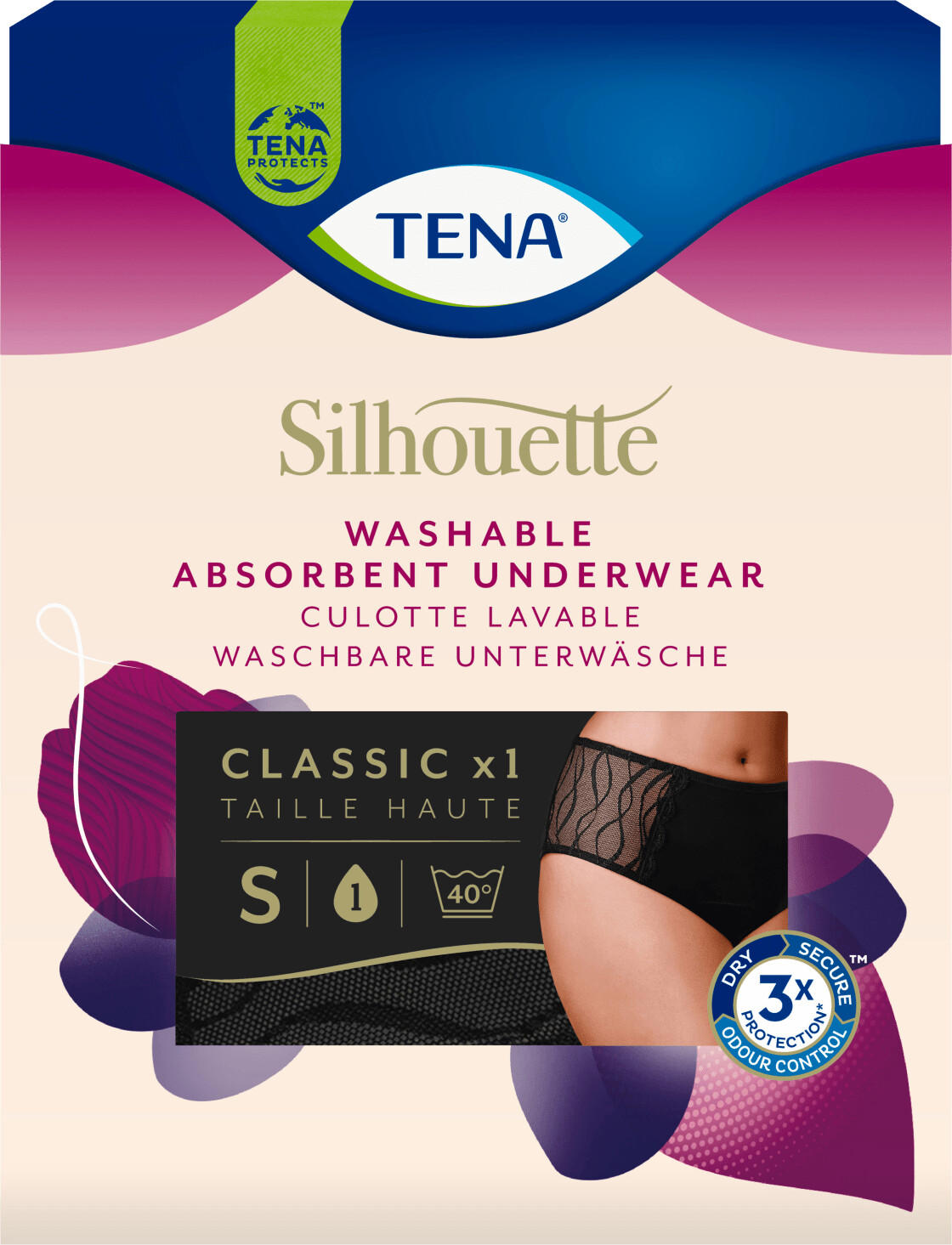 Tena Silhouette Classic incontinence underwear washable size S