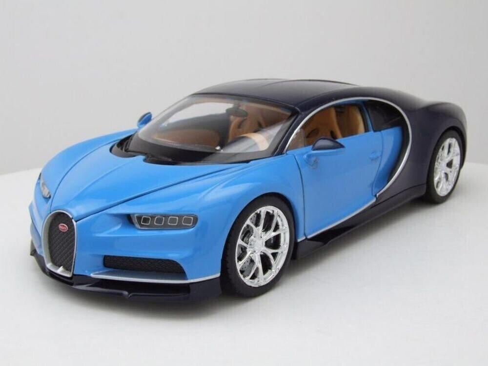 WELLY Bugatti Chiron 2017 blue/darkblue