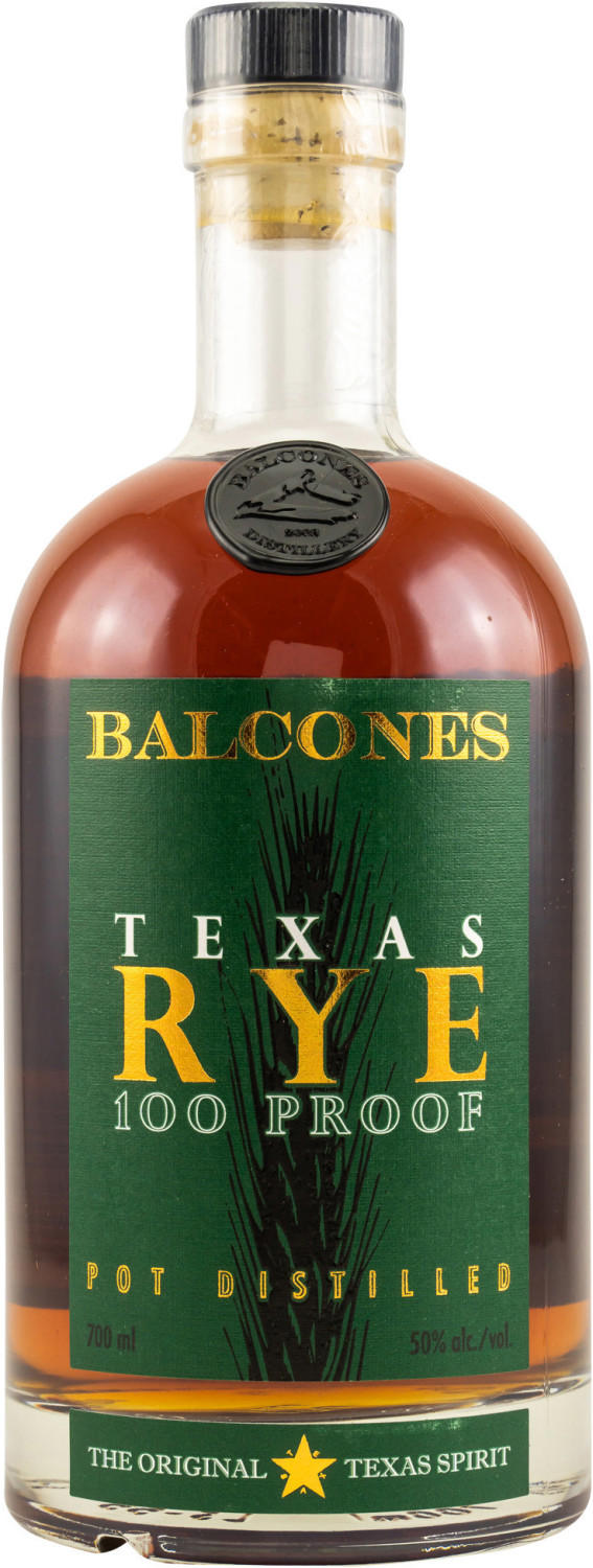 Balcones Texas Rye 100 Proof 50% 0.7l