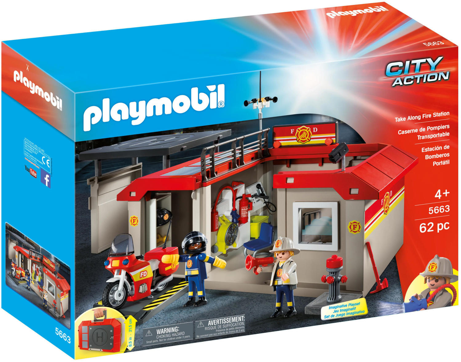 Playmobil City Action - Take Along Fire Station (5663)