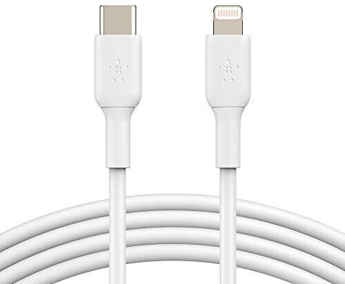 Belkin Cable USB-C to Lightning 1m white (CAA003BT1MWH)