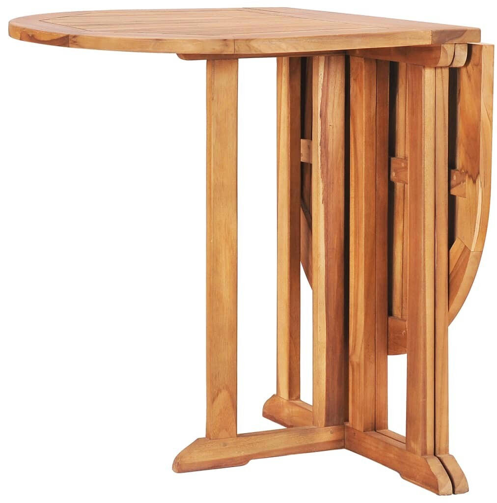 vidaXL Garden Table Butterfly in Teak 120 x 70 x 75 cm