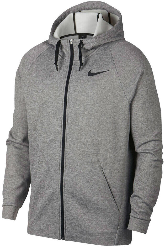 Nike Dri-FIT Therma Full-Zip Training Hoodie Men dark grey heather/black