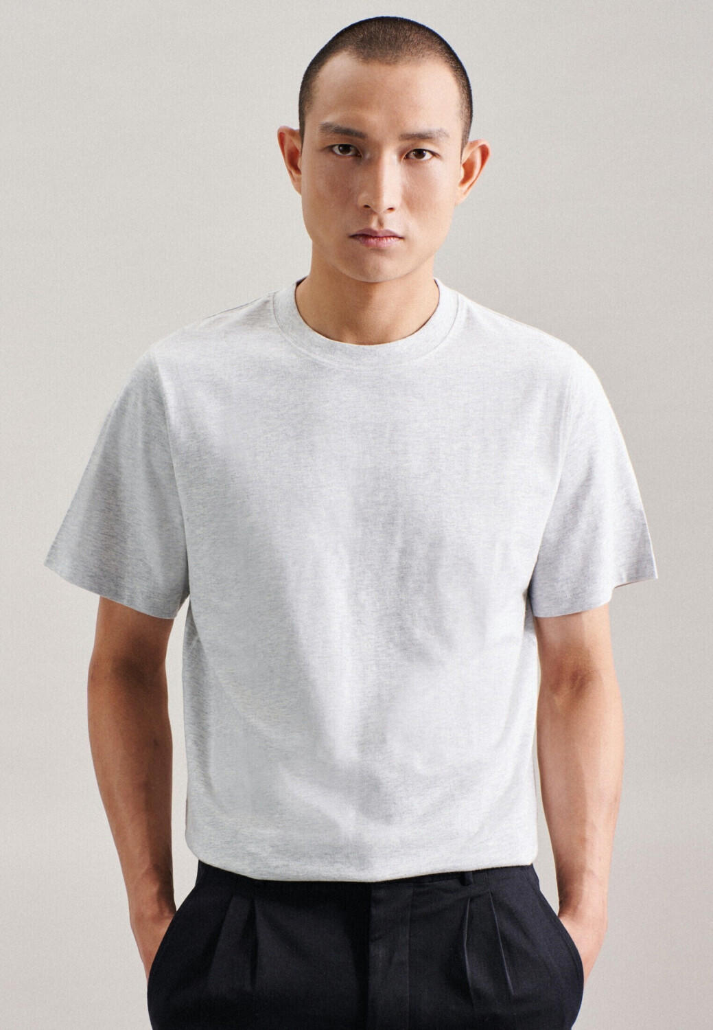 Seidensticker Round neck T-Shirt (01.140100-0033) grey