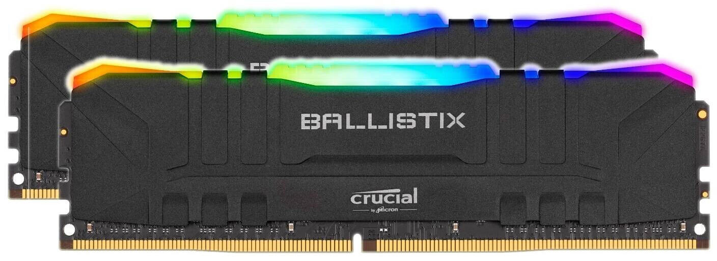 Crucial Ballistix RGB 32GB Kit DDR4-3200 CL16 (BL2K16G32C16U4BL)