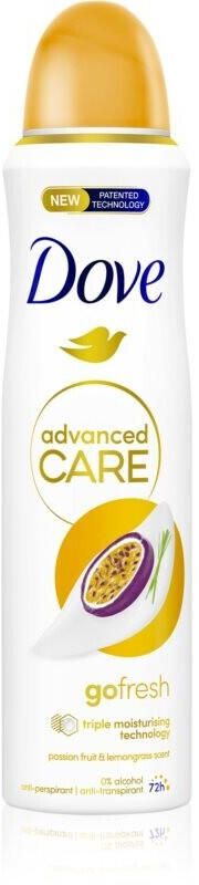 Dove Advanced Care Go Fresh Antiperspirant 72h Passion Fruit & Lemongrass (150 ml)