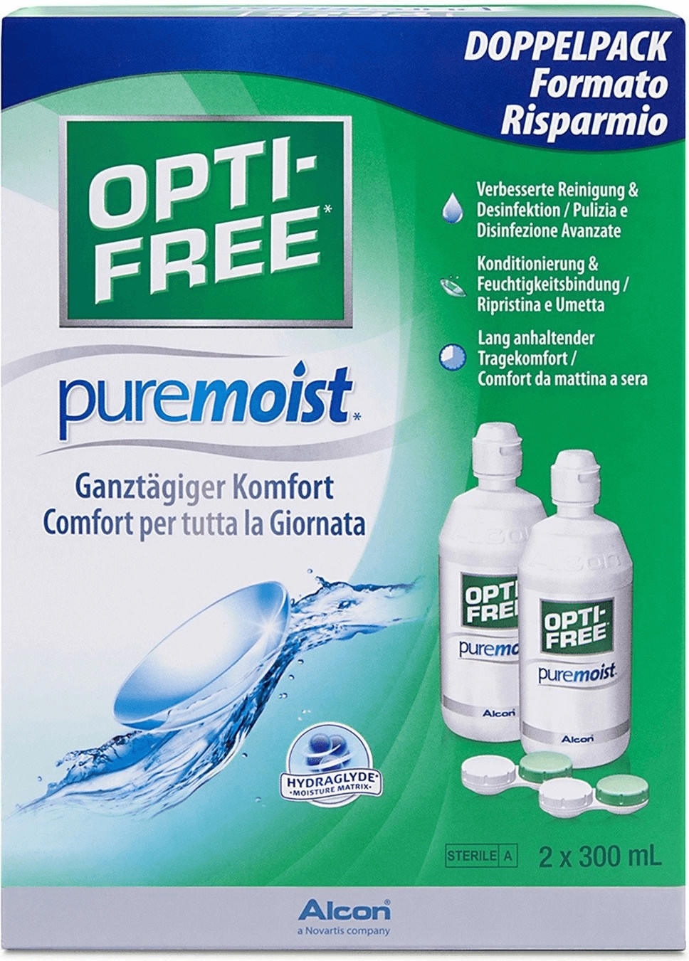 Alcon Opti-Free PureMoist (2 x 300ml)