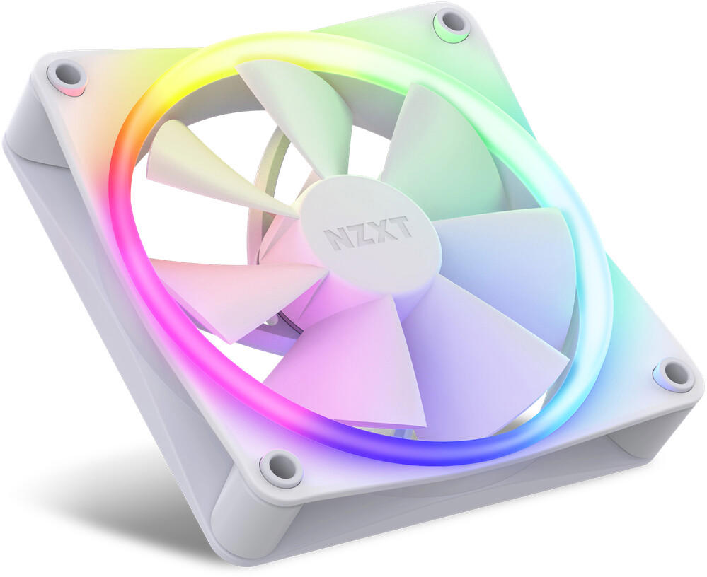 NZXT F120 RGB White 120mm 3 Pack