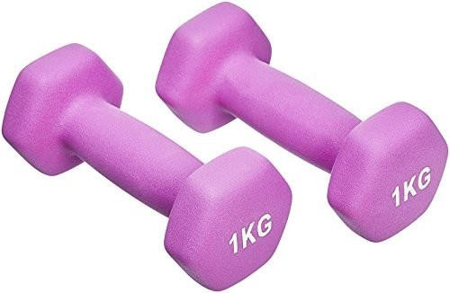 AmazonBasics Neopren-dumbbell-set 2 x 1 kgs