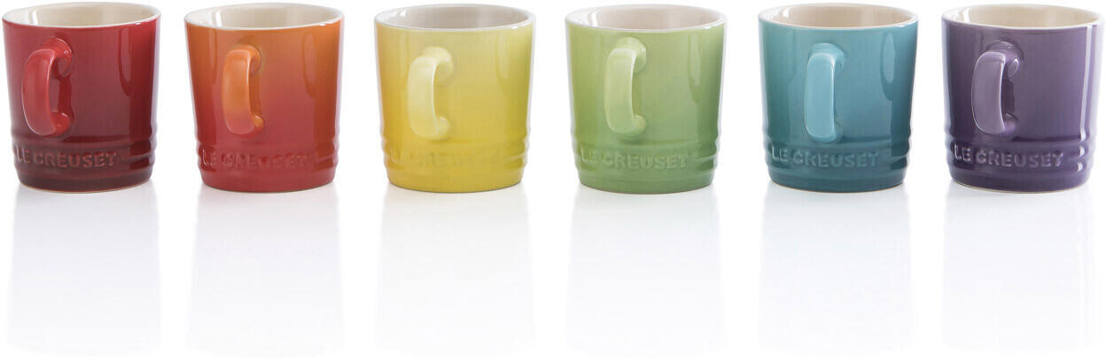 Le Creuset Espresso cup 100 ml rainbow (6pcs.)