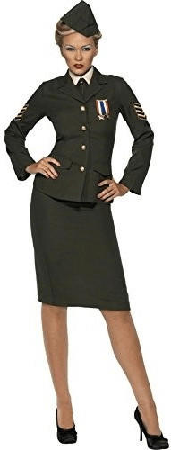 Smiffy's Military Officer Ladies Costume S