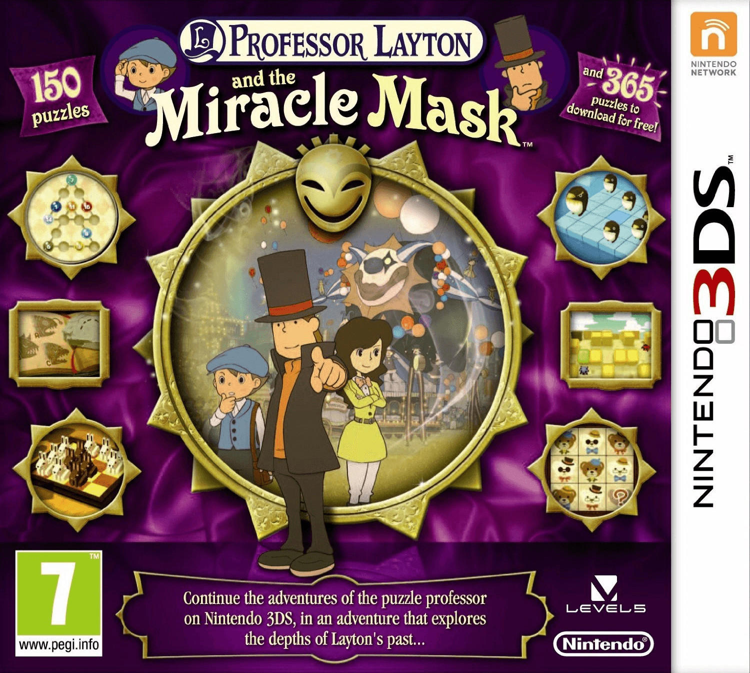 Professor Layton and the Mask of Miracle (3DS)