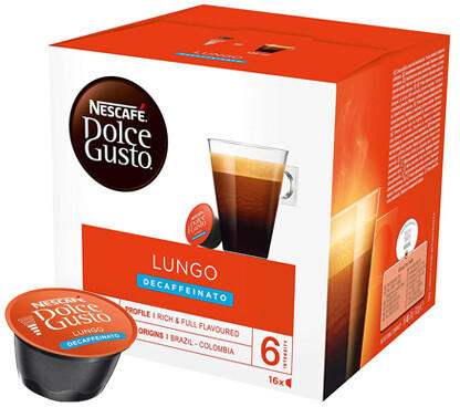 Nescafé Dolce Gusto Caffe Lungo Decaffeinato (16 Capsules)