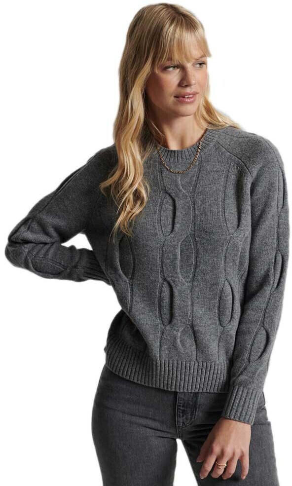 Superdry Studios Cable Knit Sweater (W6110324A) grey