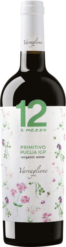 Varvaglione 12 e Mezzo Primitivo Organic Wine Puglia IGP
