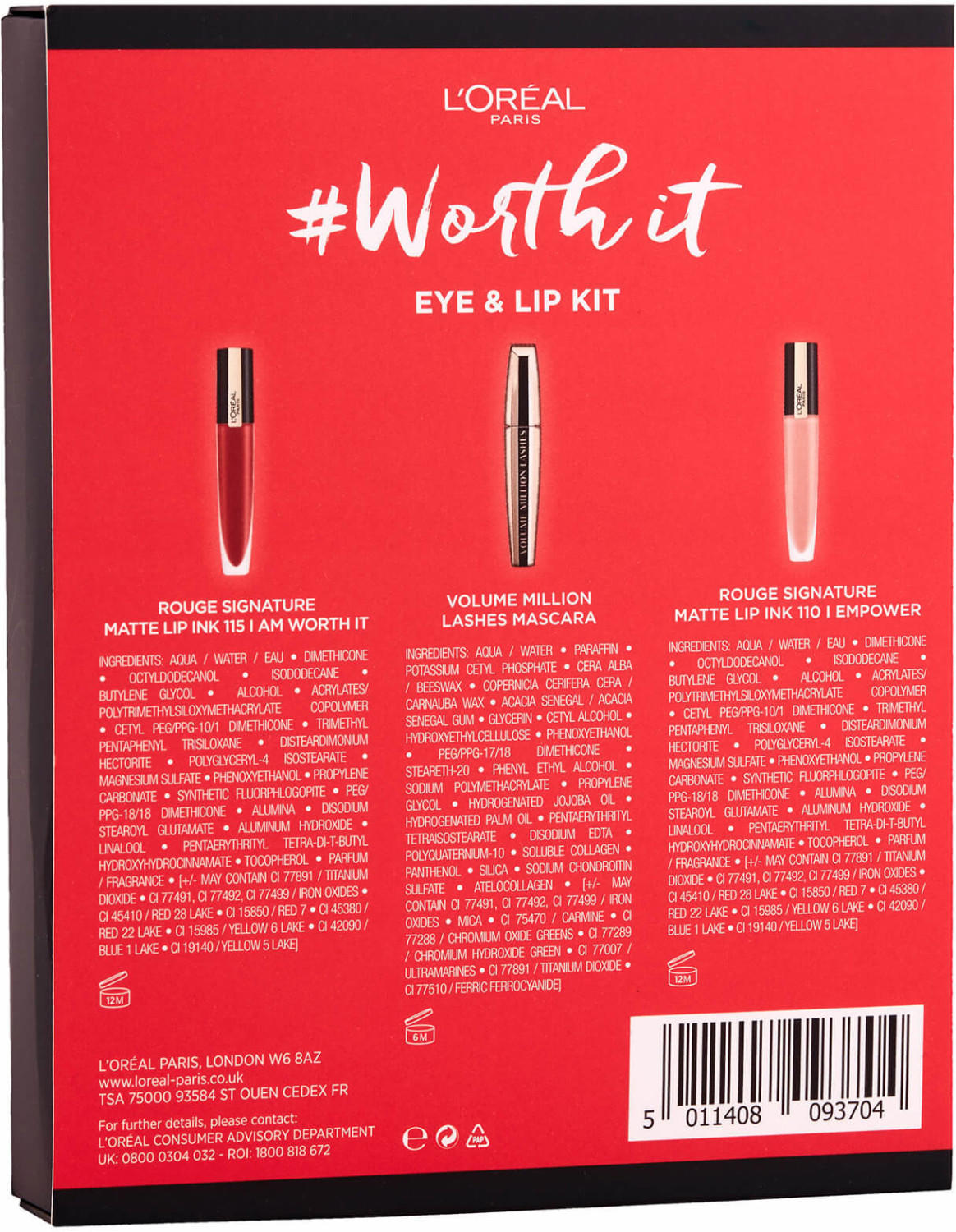 L'Oréal Rouge Signature Kit