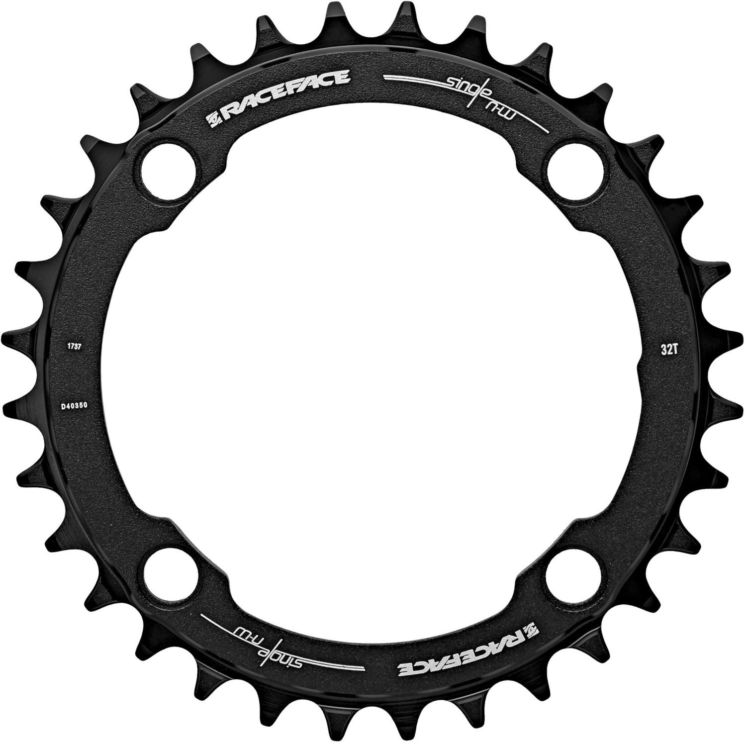 Race Face Narrow Wide Chainring 4-Bolt 10/11/12-fach black 36T