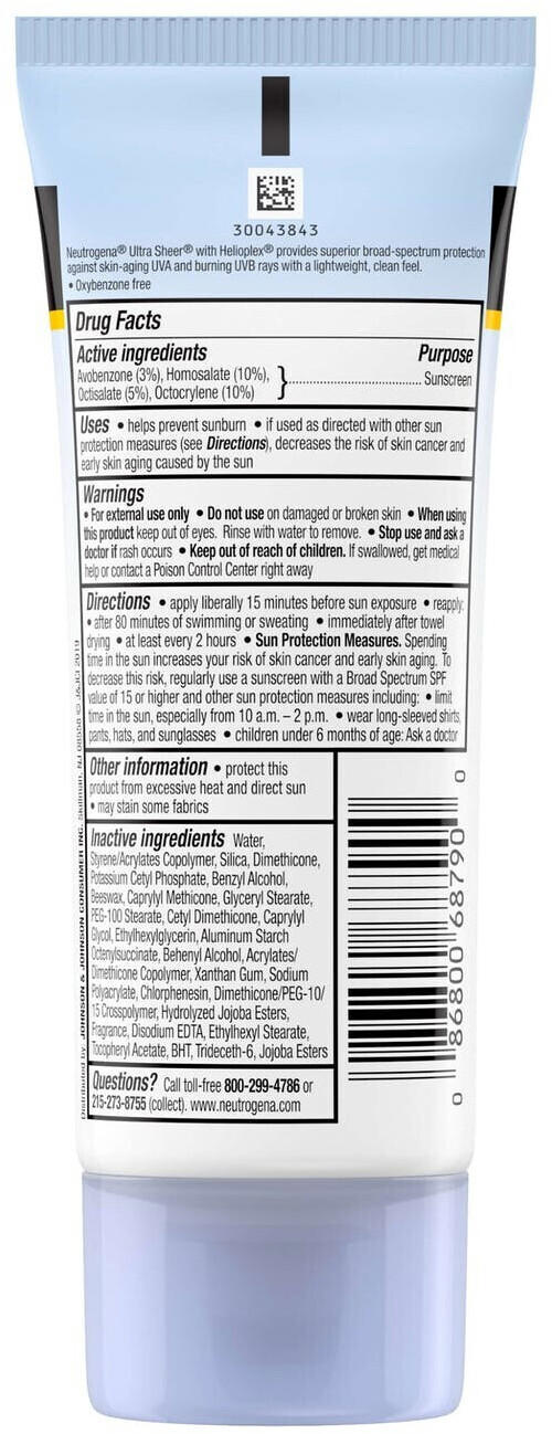 Neutrogena Ultra Sheer Dry-Touch Sunscreen SPF55 (88ml)