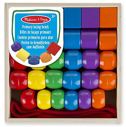 Melissa & Doug Primary Lacing Beads