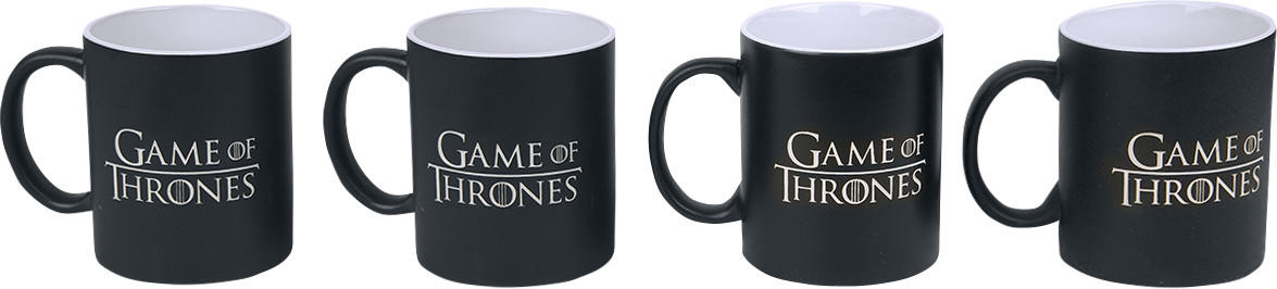 SD Toys Game of Thrones Set 4 Laser Edged Ceramic Mugs