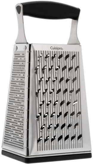 Cuisipro 4-Sided Box Grater with bonus Ginger Base