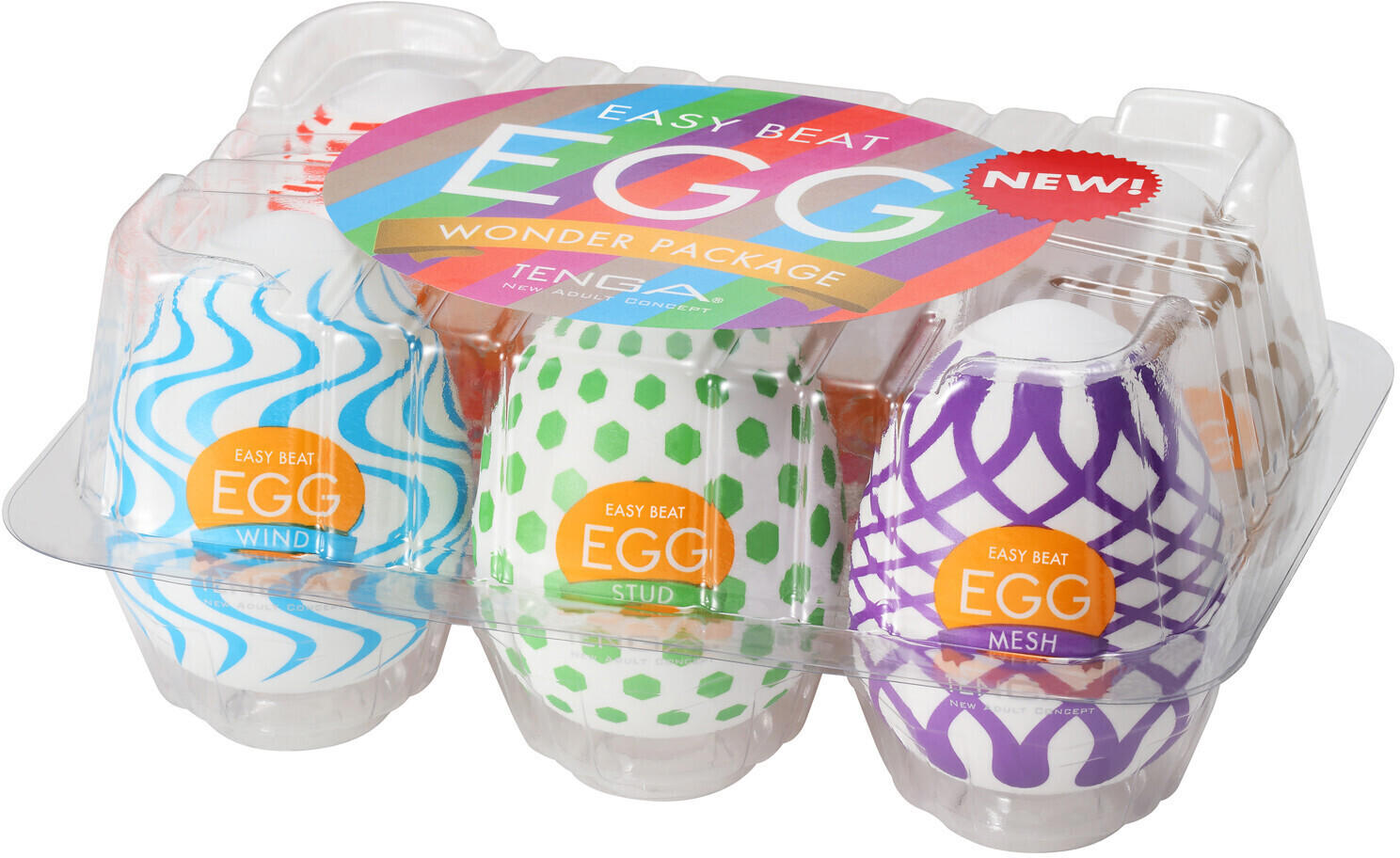Tenga Egg Variety Wonder Masturbator 6er Pack