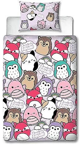 Character World Squishmallows bed linen set 135x200 80x80 cm Colorful