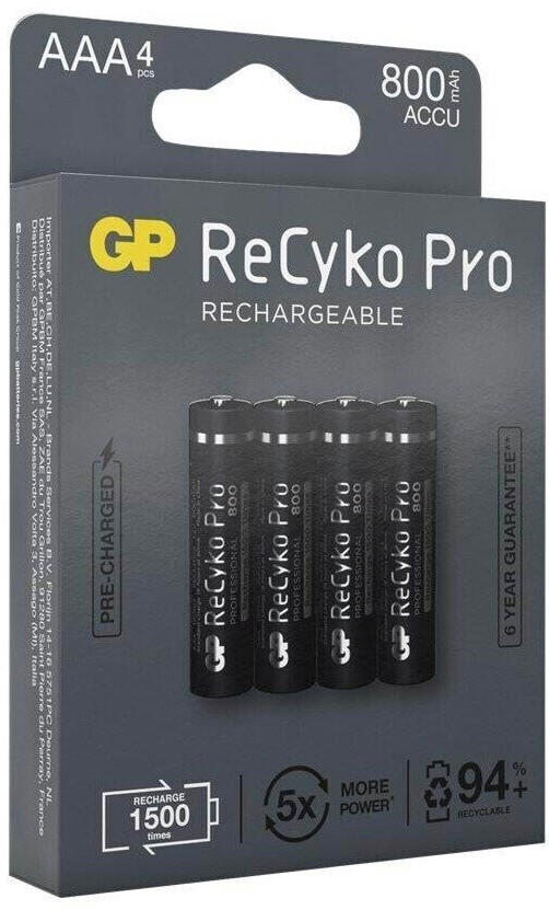 GP ReCyko Pro AAA Rechargeable (800 mAh)