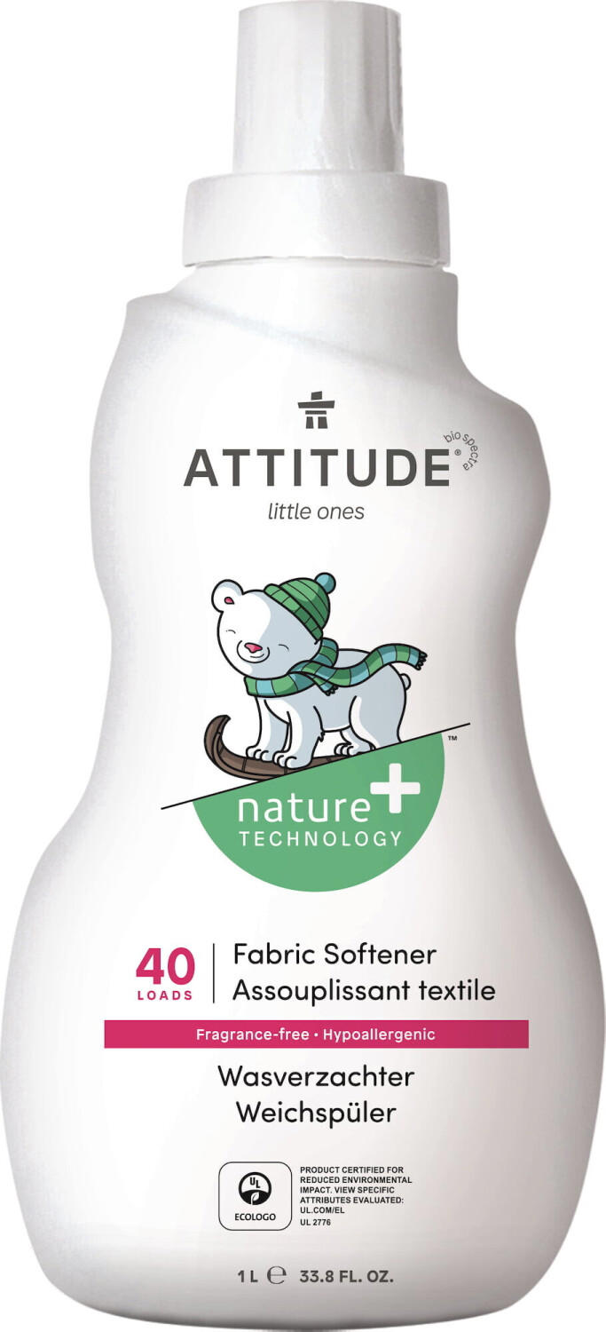 Attitude Baby Fabric Softener Perfume Free - 1 l