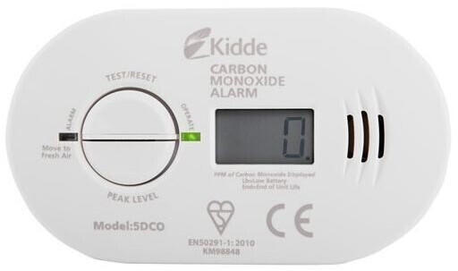 Kidde 2 x 5DCO Battery Operated Carbon Monoxide Alarm