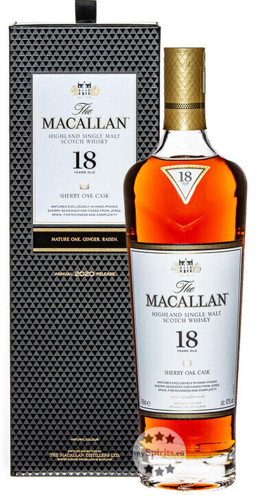 The Macallan Sherry Oak Cask 18 Years 0,7l 43%