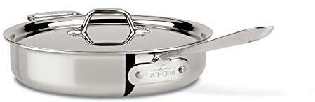 All-Clad 4403 Stainless Steel Sauté Pan with Lid 2,8 L