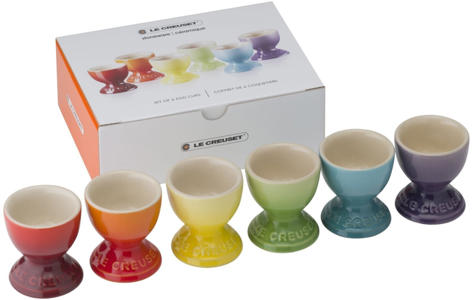 Le Creuset Egg cup set Rainbow set of 6