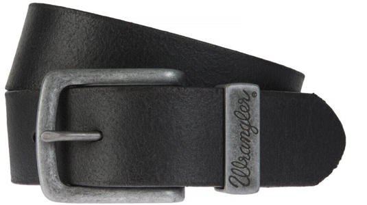 Wrangler Basic Metal Loop Belt black