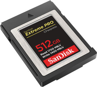 SanDisk Extreme Pro CFexpress 512GB