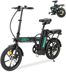 Hitway Electric Bike foldable 16" black