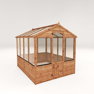 Mercia 8 x 6 Evesham Traditional Wooden Greenhouse