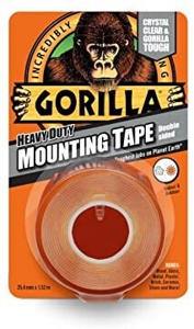 Gorilla Glue 2 X 1.5 m Heavy Duty Double Sided Mounting Tape