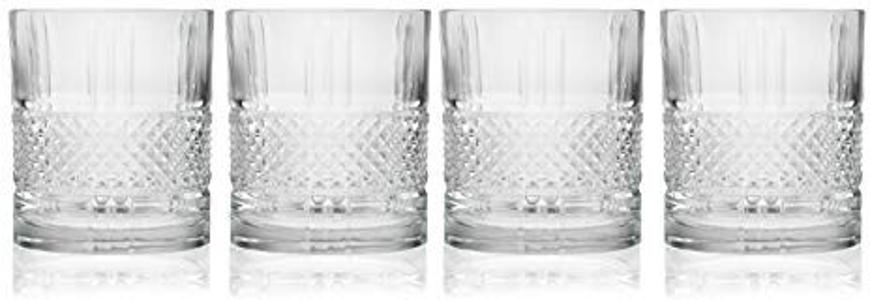 Maxwell & Williams JQ0005 Verona whiskey glass set in gift box, crystal glass